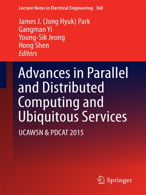 cover image of Advances in Parallel and Distributed Computing and Ubiquitous Services
